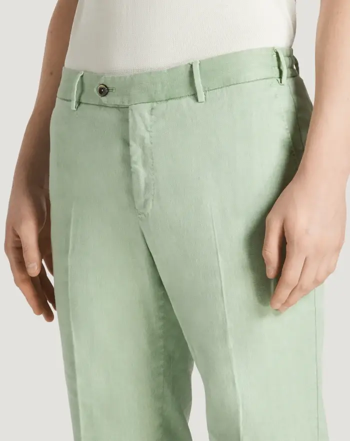 Pantaloni Torino Pantaloni Slim in lino stretch délavé Super Saving Price