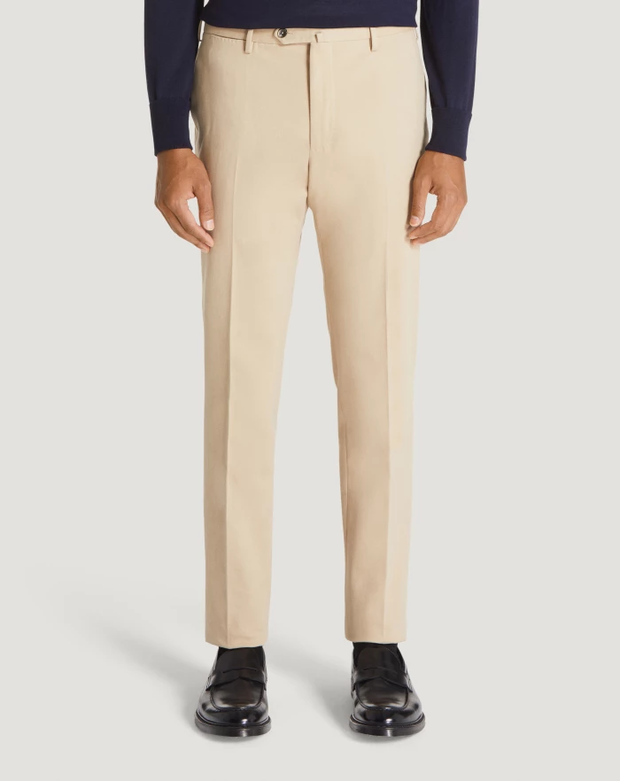 Pantaloni Torino Pantaloni Slim in cotone & cachemire Ritorno libero