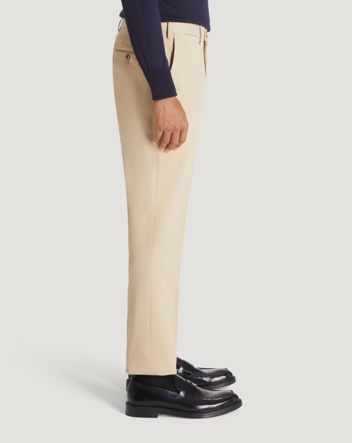Pantaloni Torino Pantaloni Slim in cotone & cachemire Ritorno libero