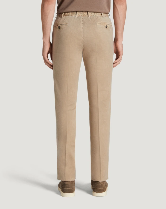 Pantaloni Torino Pantaloni Slim in lino stretch délavé Fino al 65% di sconto