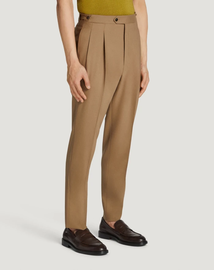 Pantaloni Torino Pantaloni Gentleman in lana tropical Offerta speciale della fabbrica