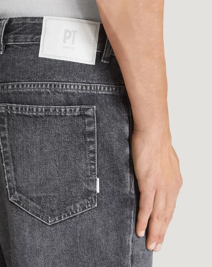 Pantaloni Torino Jeans Rebel in denim vintage Nuovo