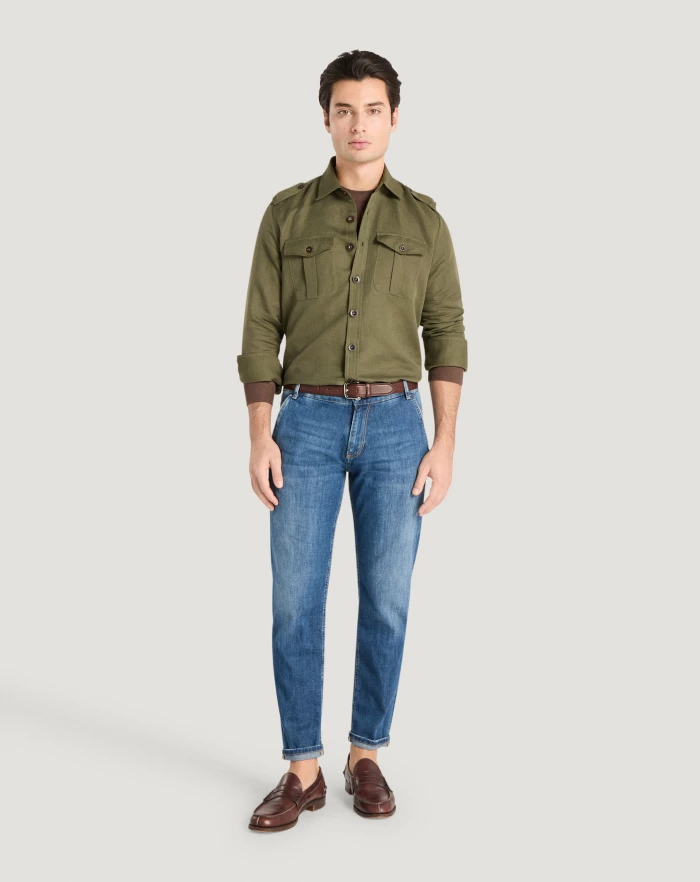 Pantaloni Torino Jeans Indie in denim soft touch Pezzi Unici