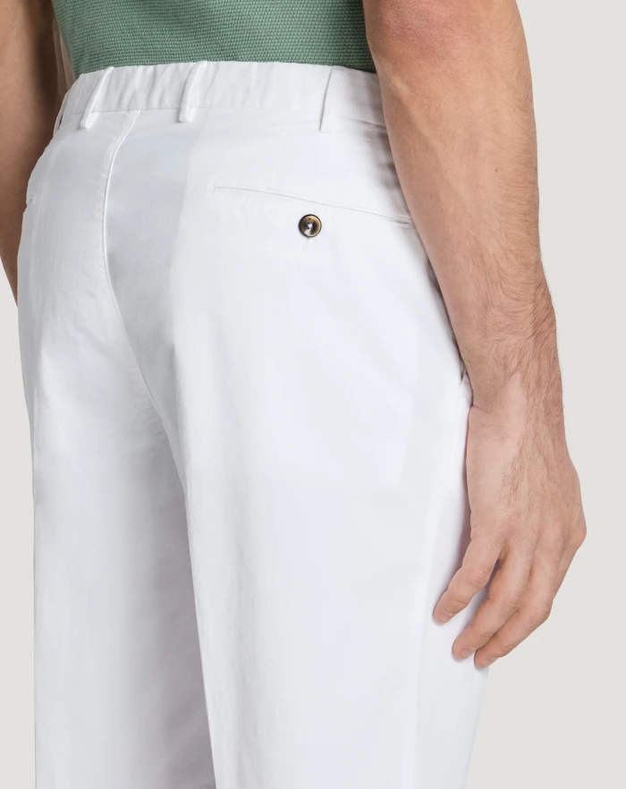Pantaloni Torino Bermuda in gabardina stretch Vendita Economica