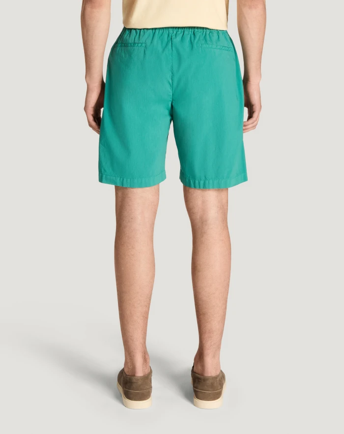 Pantaloni Torino Bermuda in popeline di cotone stretch Spedizione gratuita