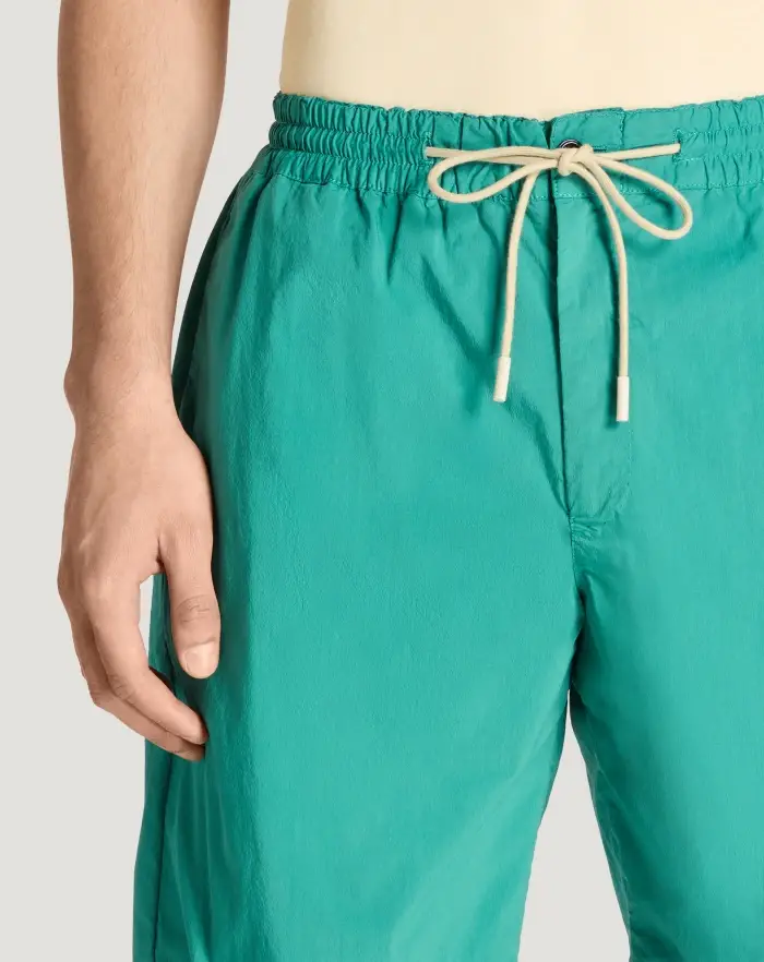 Pantaloni Torino Bermuda in popeline di cotone stretch Spedizione gratuita