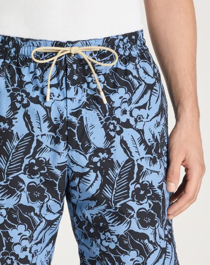 Pantaloni Torino Bermuda in popeline di cotone Sconto di tempo limitato