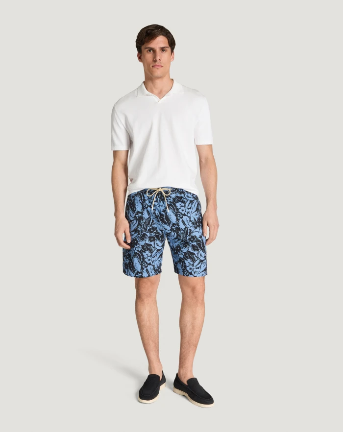 Pantaloni Torino Bermuda in popeline di cotone Sconto di tempo limitato