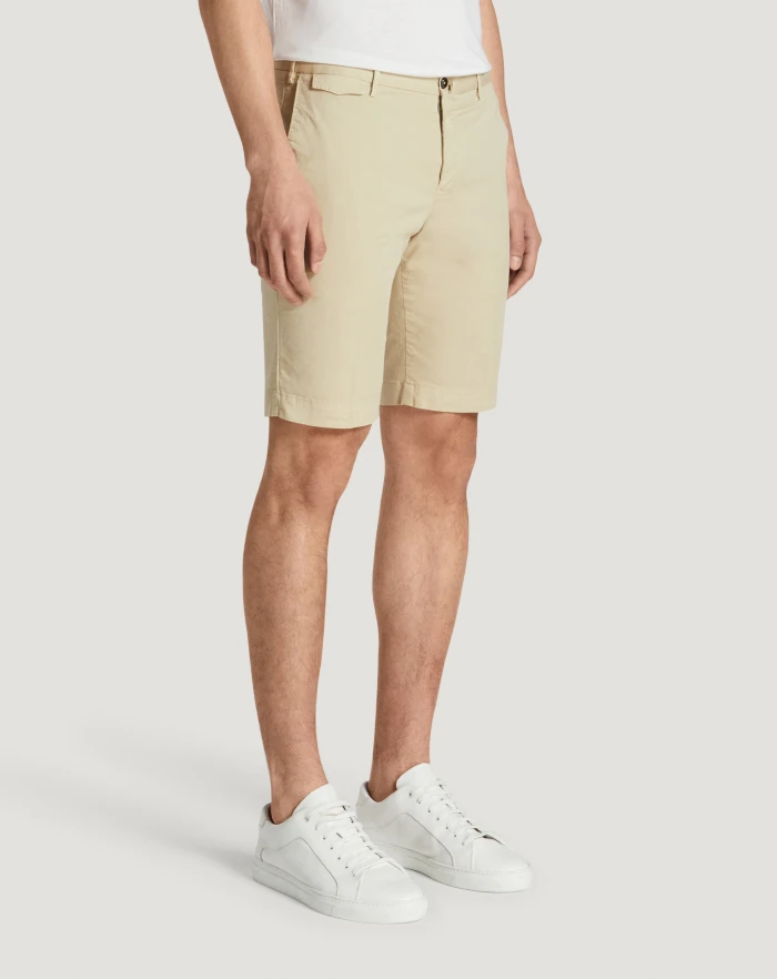 Pantaloni Torino Bermuda in gabardina stretch Grande vendita