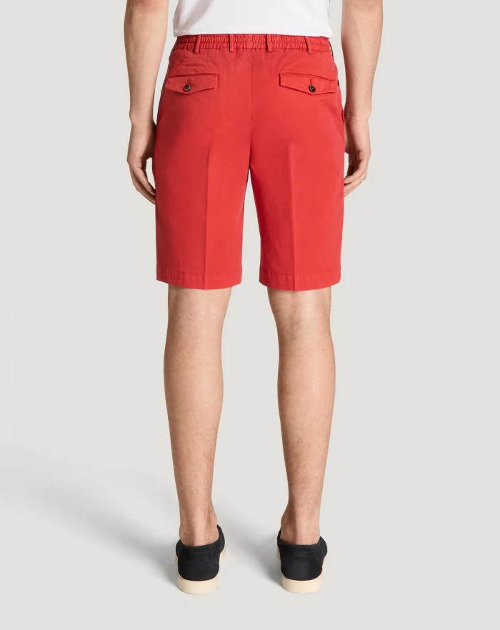 Pantaloni Torino Bermuda in gabardina di cotone Shopping online