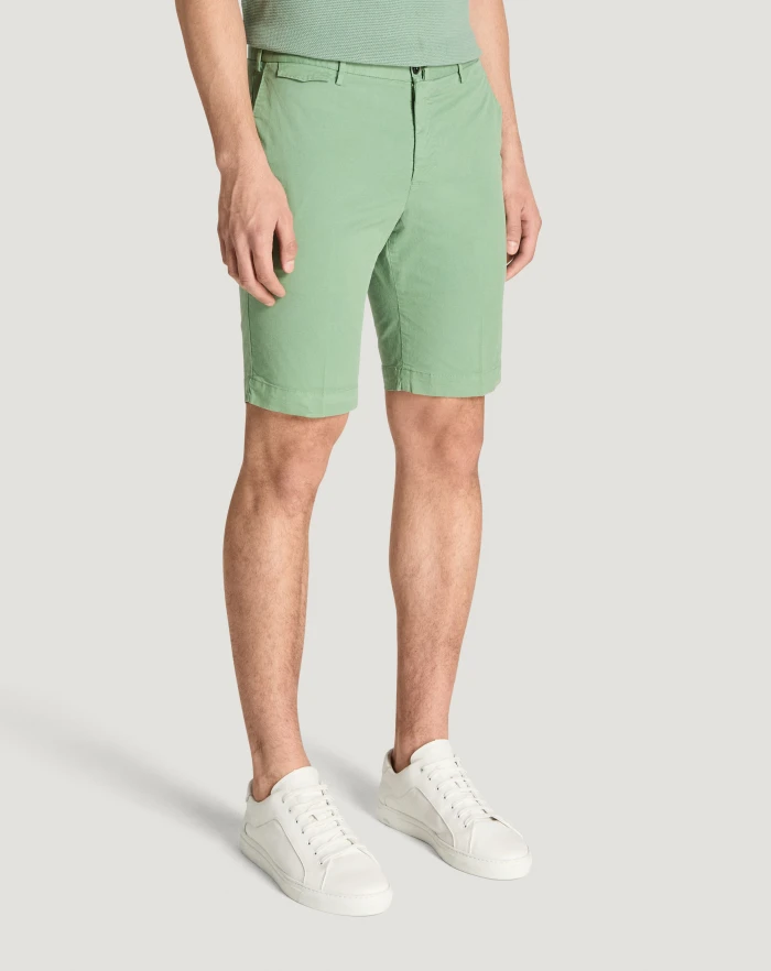 Pantaloni Torino Bermuda in gabardina stretch Offerta esclusiva