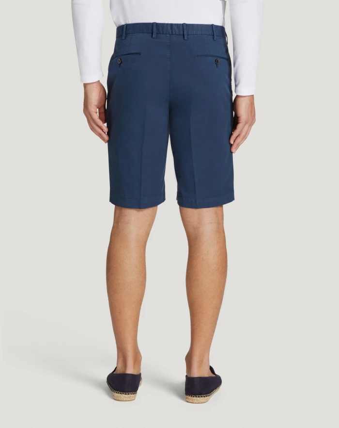 Pantaloni Torino Bermuda in gabardina stretch Offerta natalizia