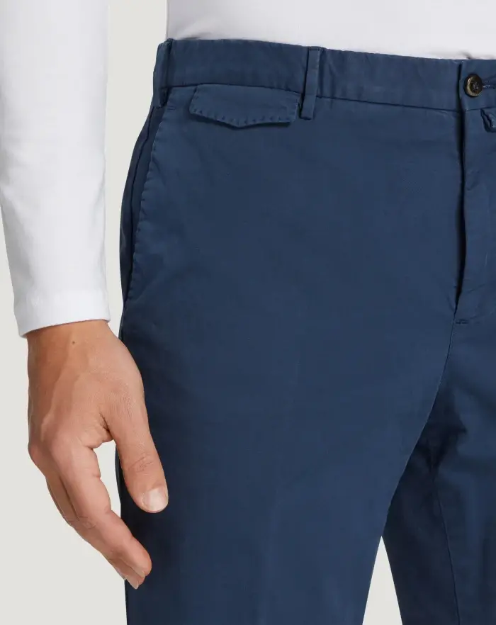 Pantaloni Torino Bermuda in gabardina stretch Offerta natalizia