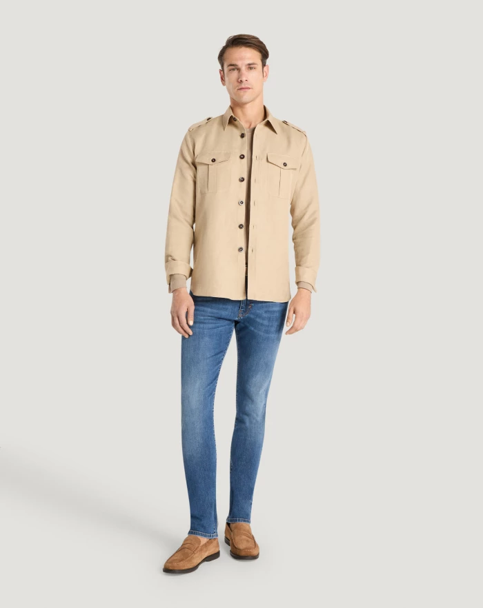 Pantaloni Torino Camicia in twill Ritorno libero