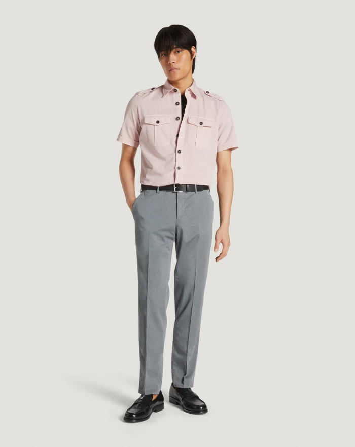 Pantaloni Torino Camicia in gabardina di cotone Rilascio limitato
