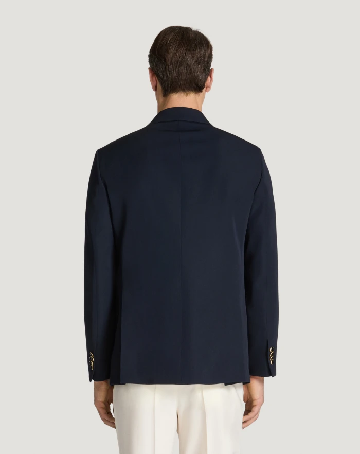 Pantaloni Torino Blazer in lana granité Fino al 50% di sconto
