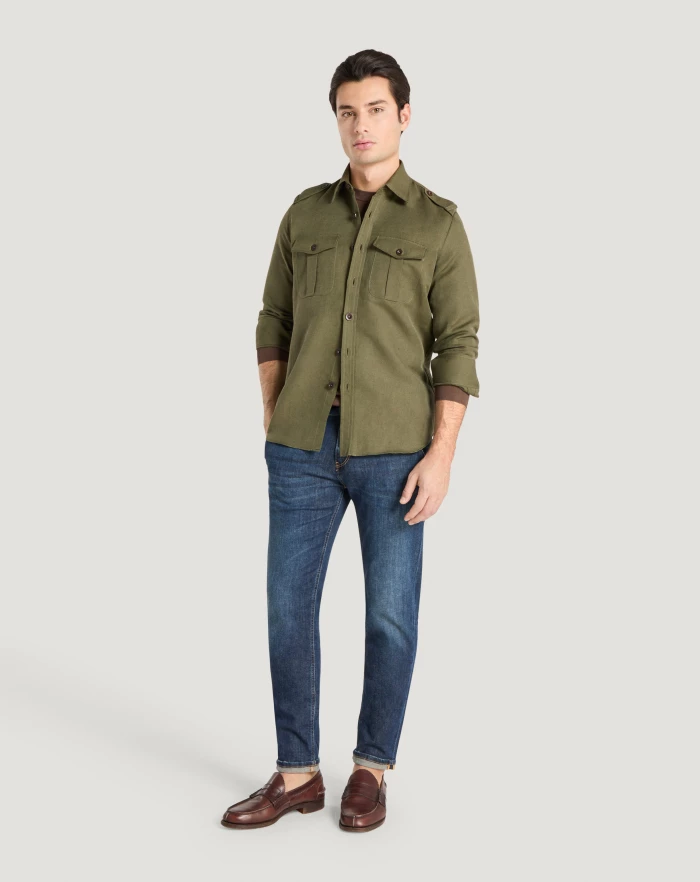Pantaloni Torino Camicia in twill Discount Store per i nuovi prodotti