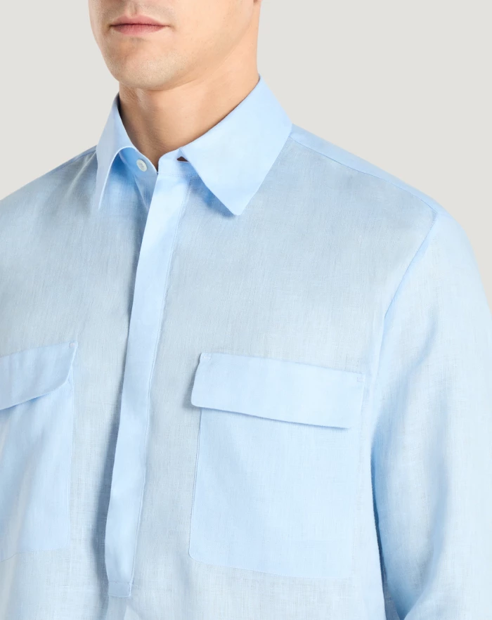 Pantaloni Torino Camicia in lino Fino Al -60%