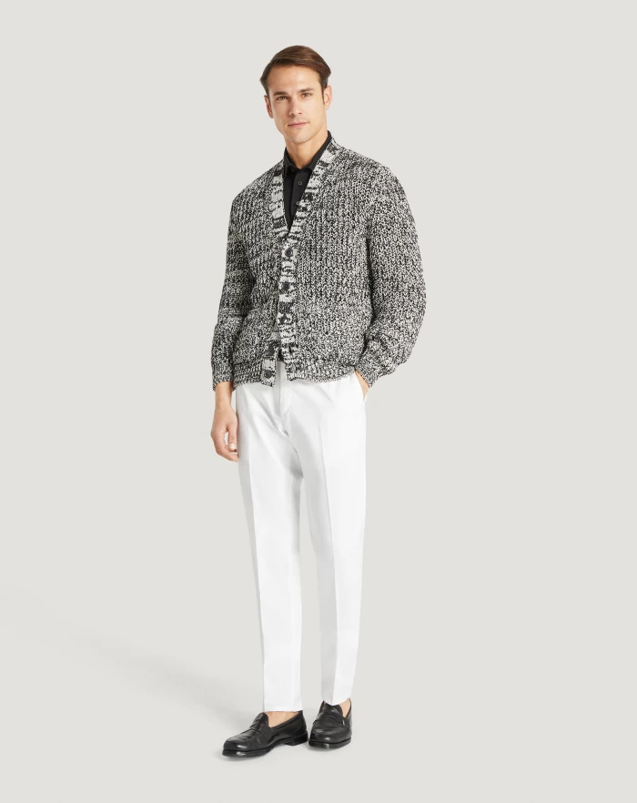 Pantaloni Torino Cardigan in cotone bio Prezzo Ridotto