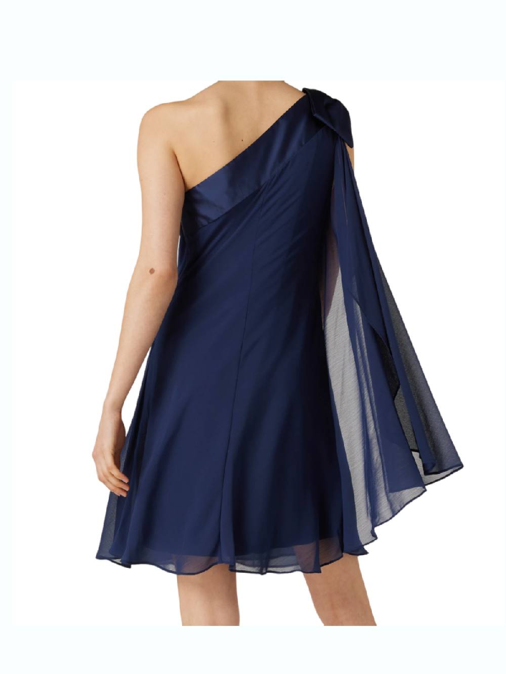 LAUREN RALPH LAUREN ABITO MONOSPALLA CON FIOCCO BLU 253937401002 SKU: 253937401002 Italy