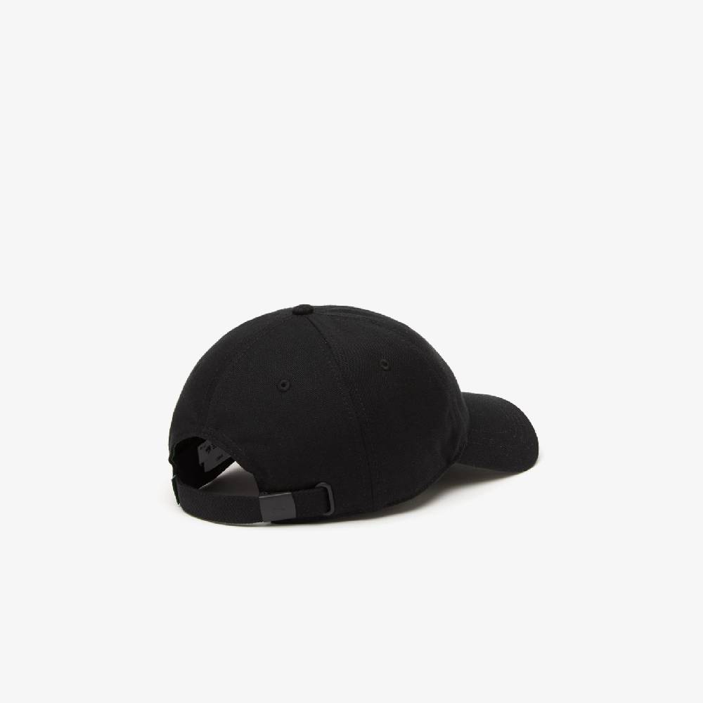 LACOSTE BERRETTO UNISEX IN TWILL DI COTONE BIOLOGICO REGOLABILE LACOSTE NERO RK9871031 SKU: RK9871031 Online Outlet
