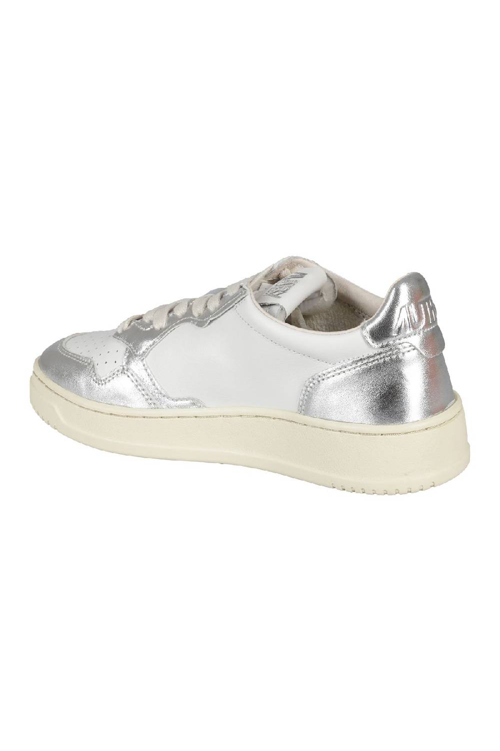 AUTRY Sneakers Medalist Low Women White Silver Convenienza