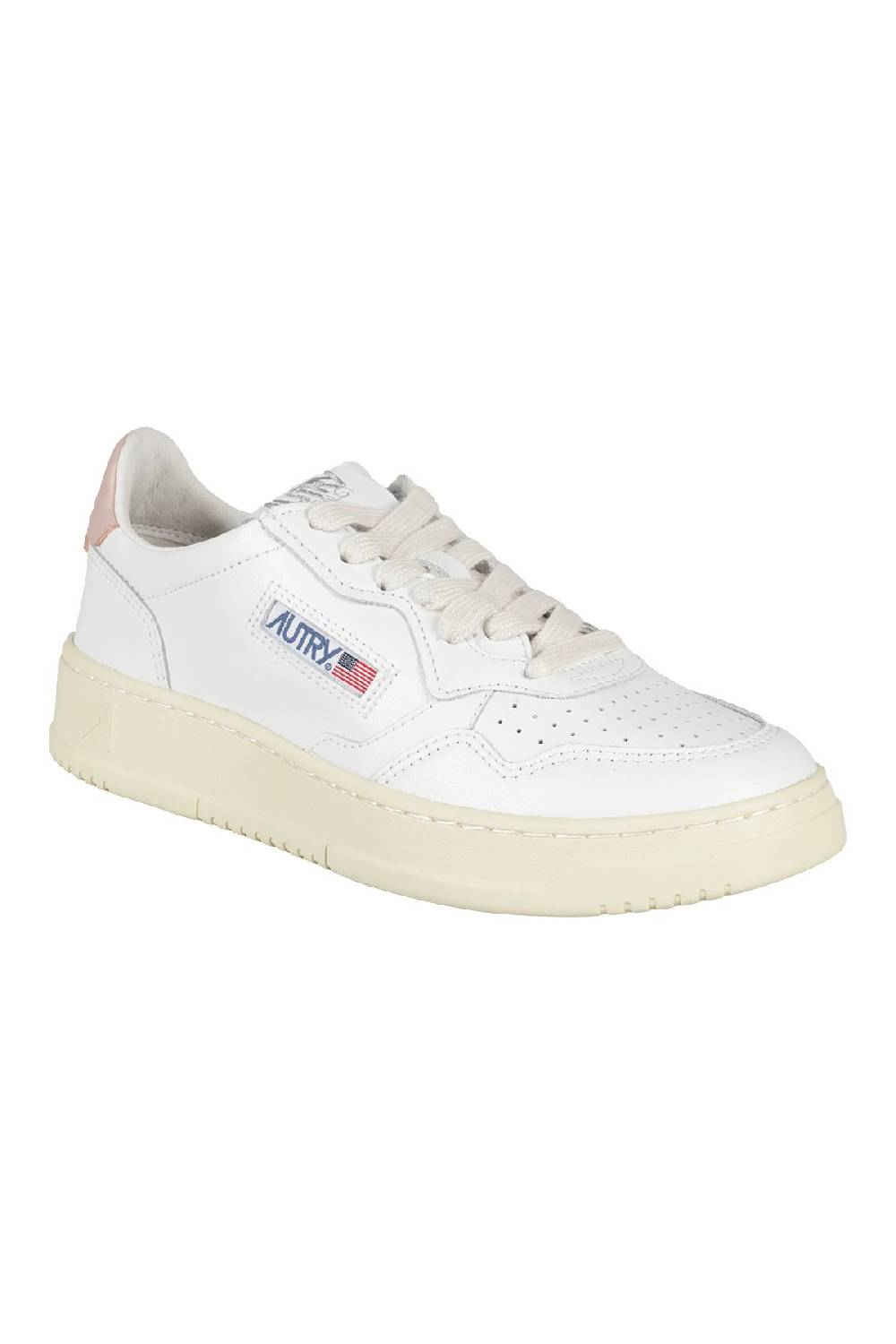 AUTRY Sneakers Medalist Low Women White Pink In Vendita