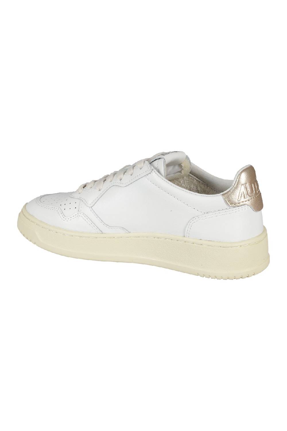 AUTRY Sneaker Medalist Low Women White Gold Offerte