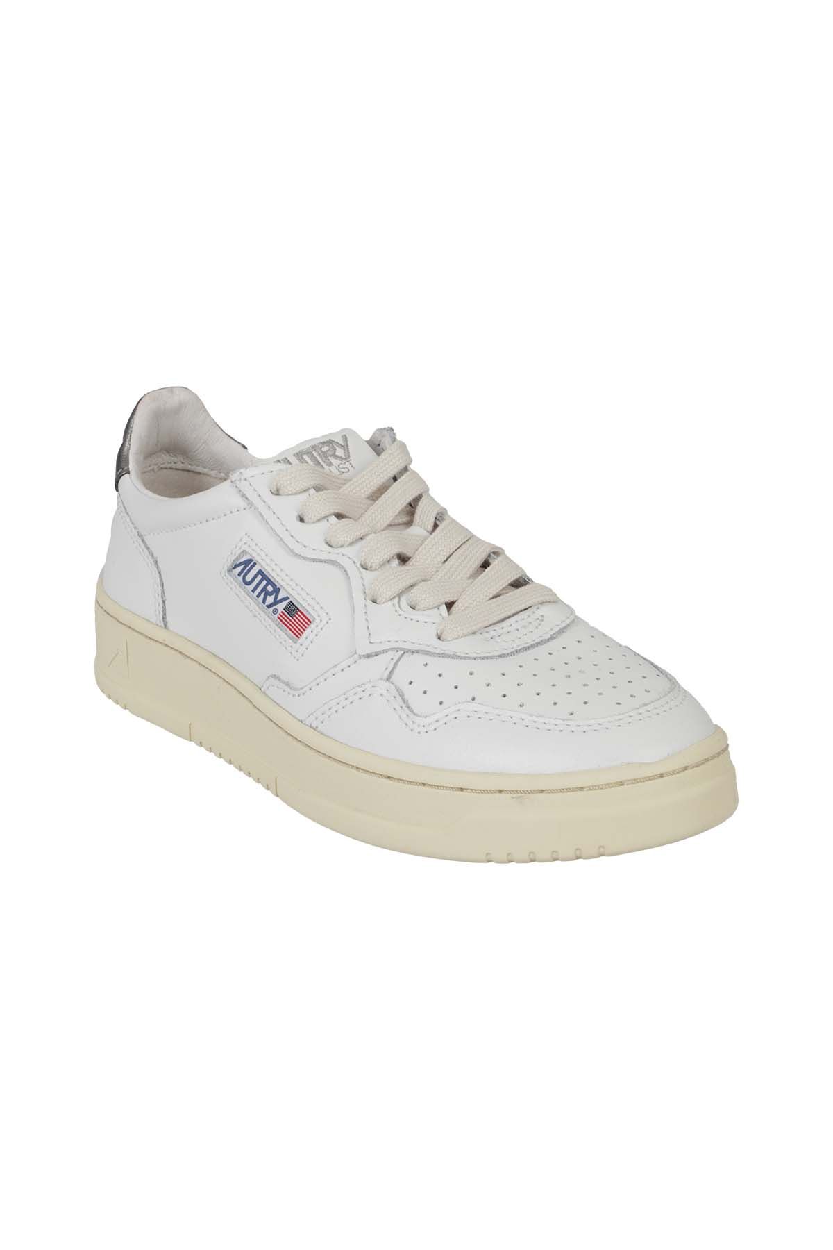 AUTRY Sneakers Medalist Low Women White Silver Hotsell