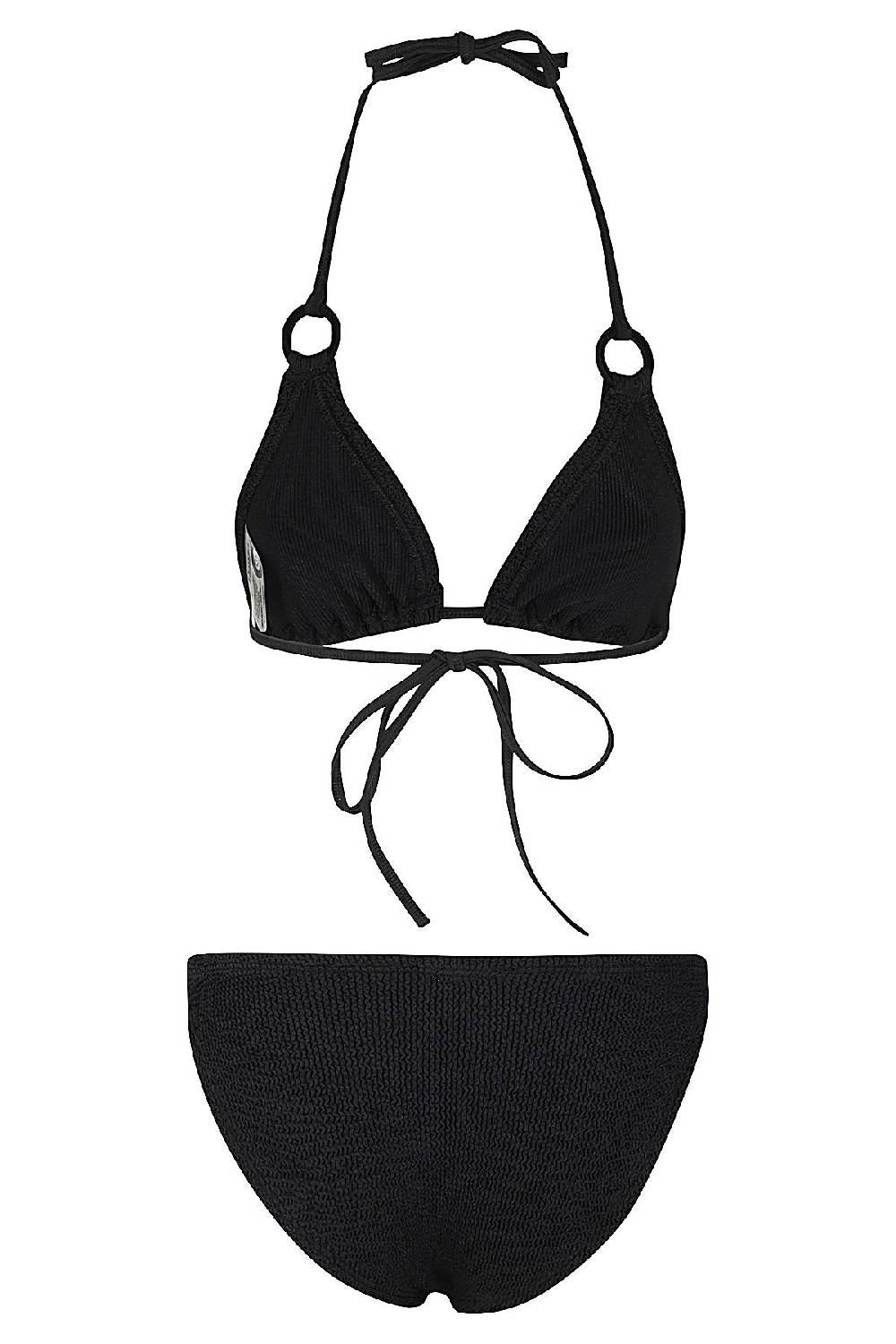 HUNZA G Bikini Eva Nero Nuova