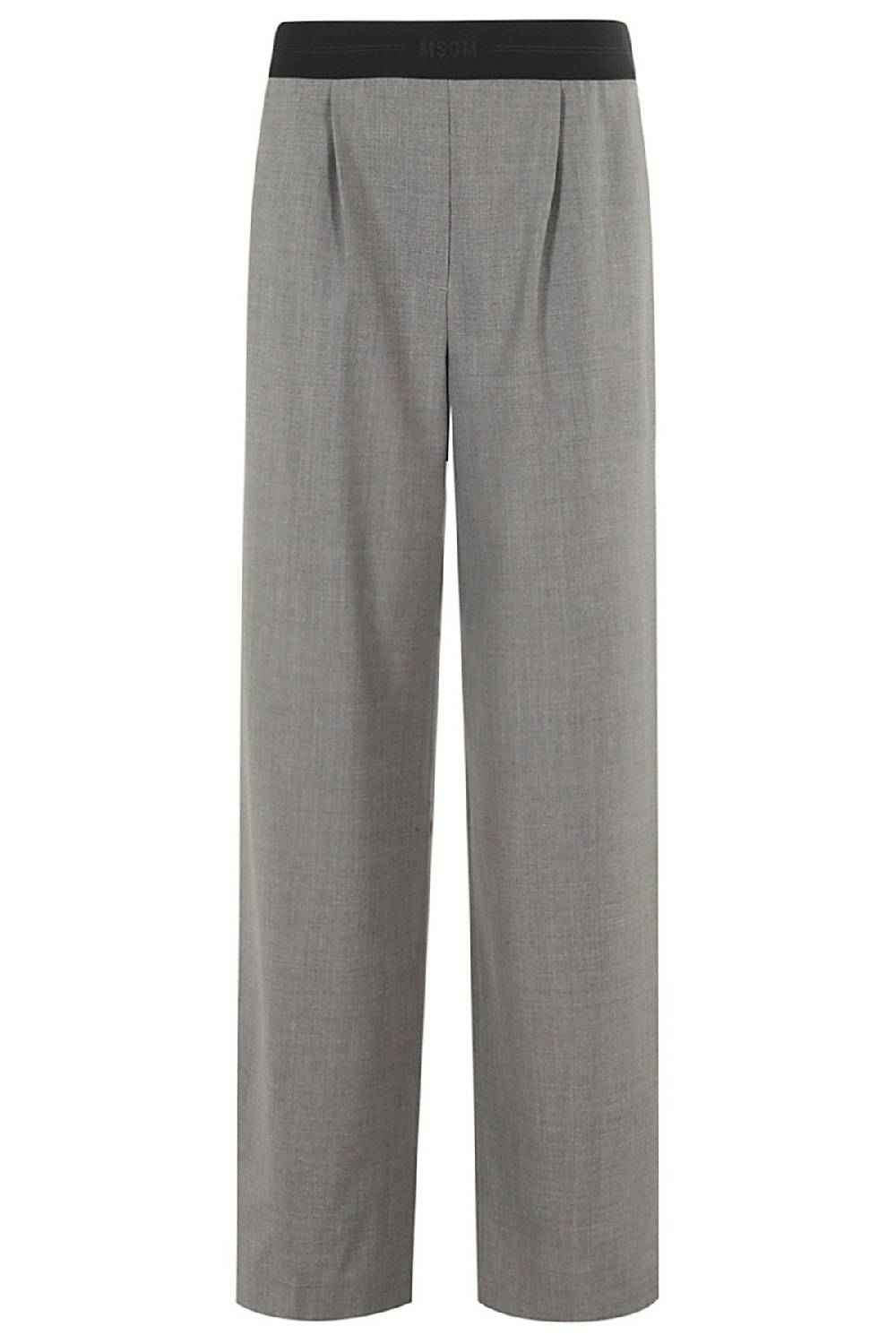 MSGM Pantalone Grigio Melange Negozio