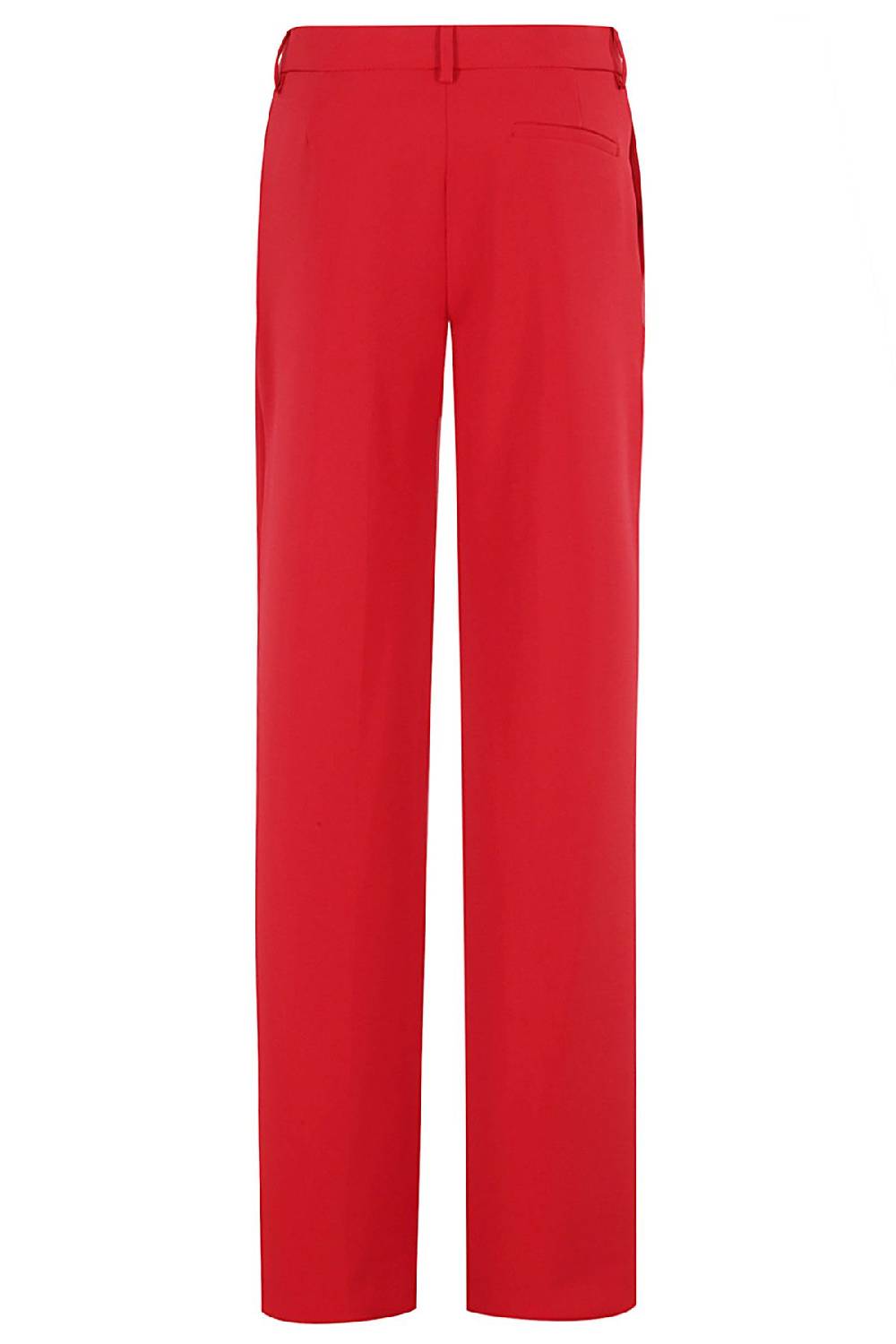 MSGM Pantalone Straight Rosso 2025