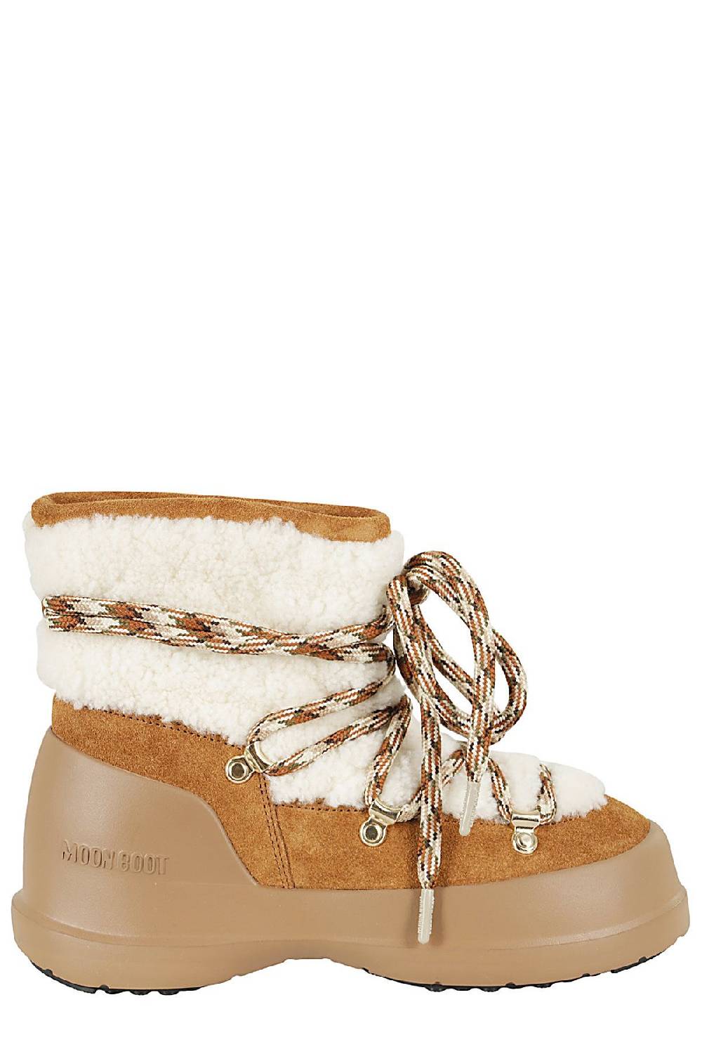 MOON BOOT Stivaletto Luna Shearling Marrone Qualità
