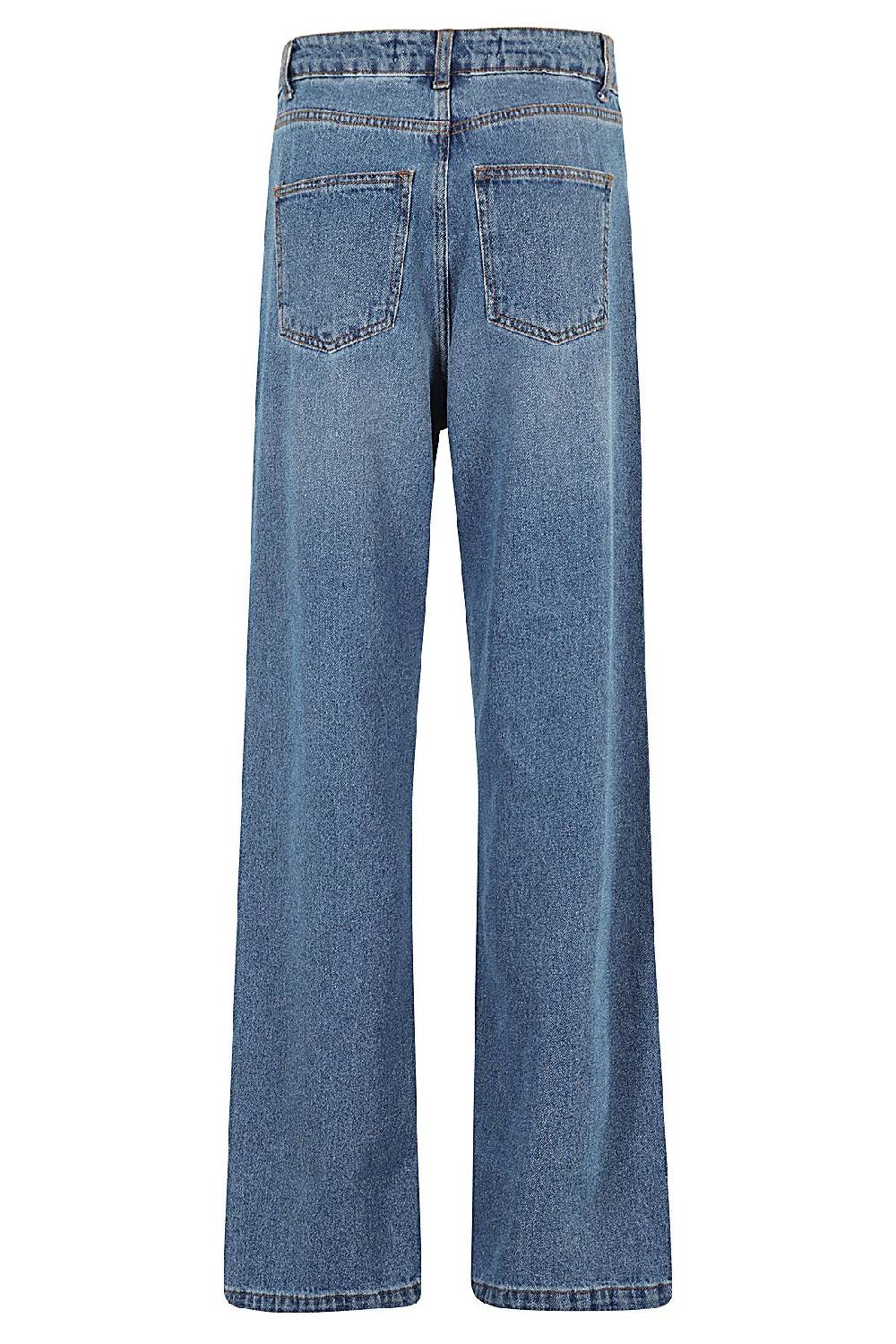 FEDERICA TOSI Jeans Carry Over Azzurro Soddisfazione Garantita