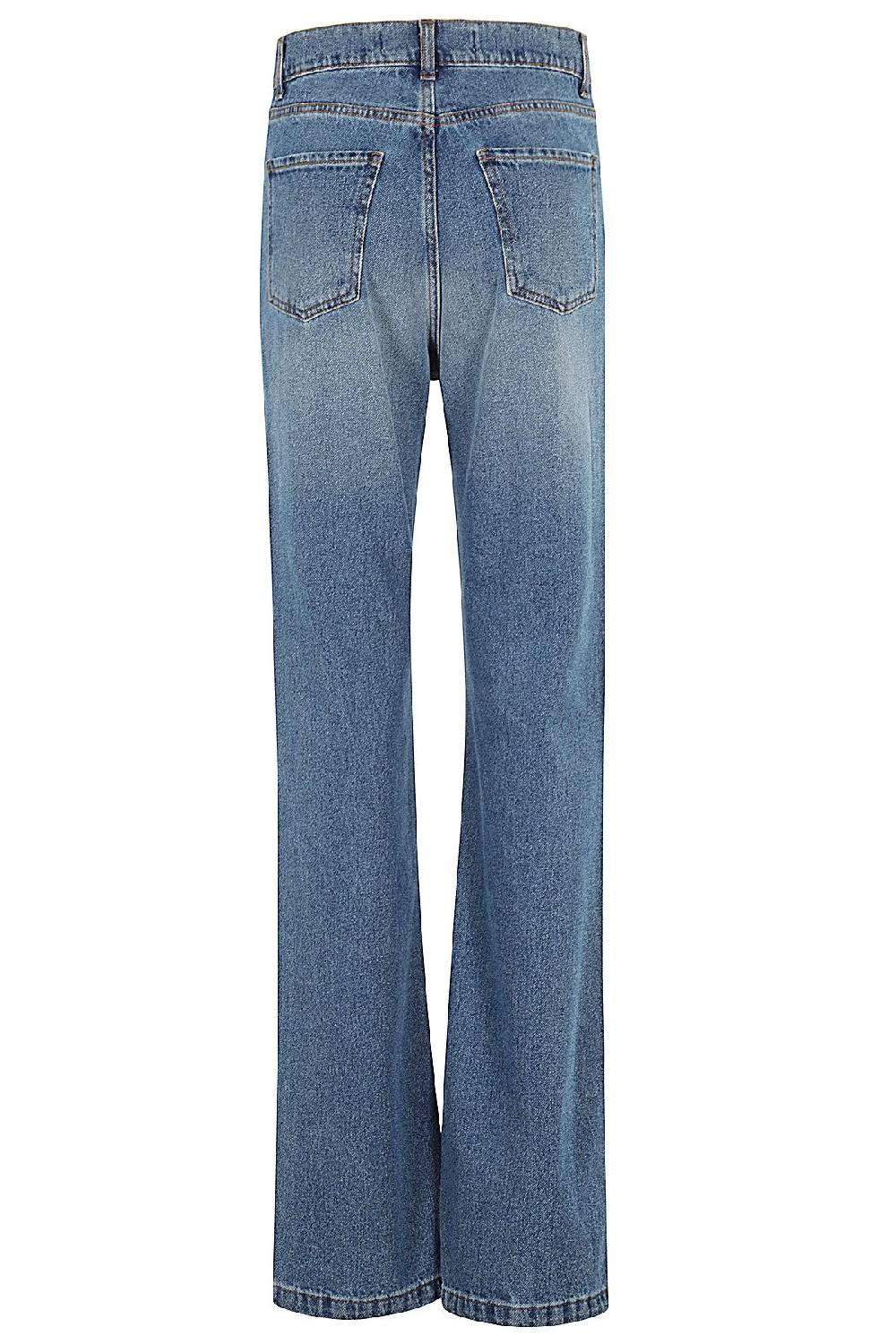 FEDERICA TOSI Jeans Straight Azzurro Negozi Online