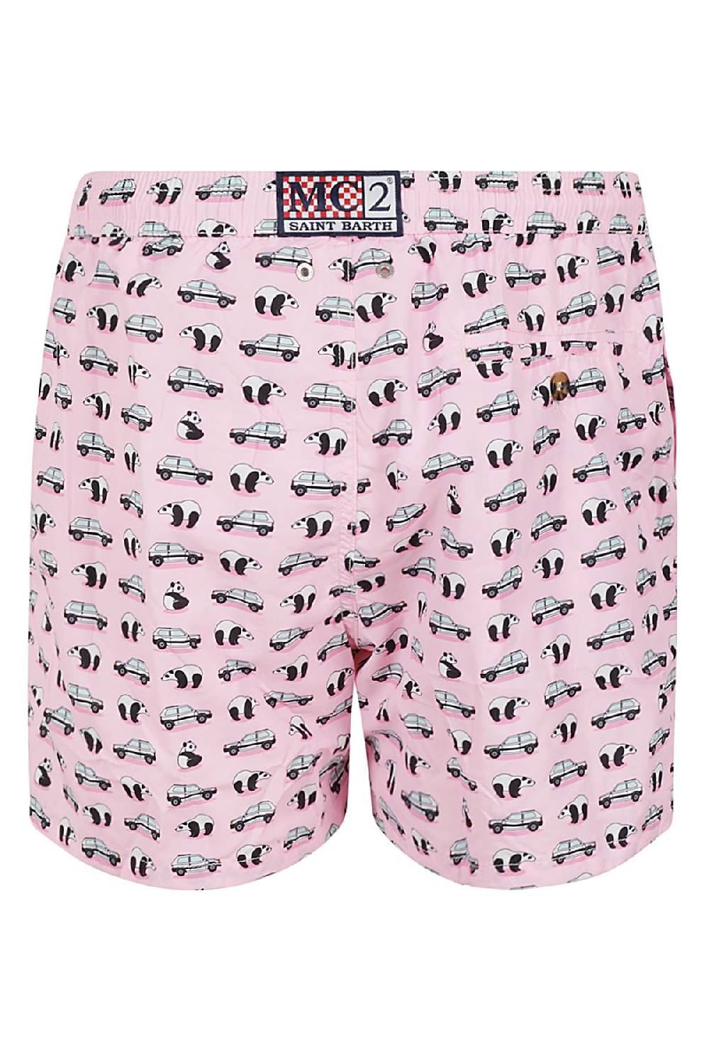 MC2 SAINT BARTH Costume Bermuda Panda Rosa Sottocosto