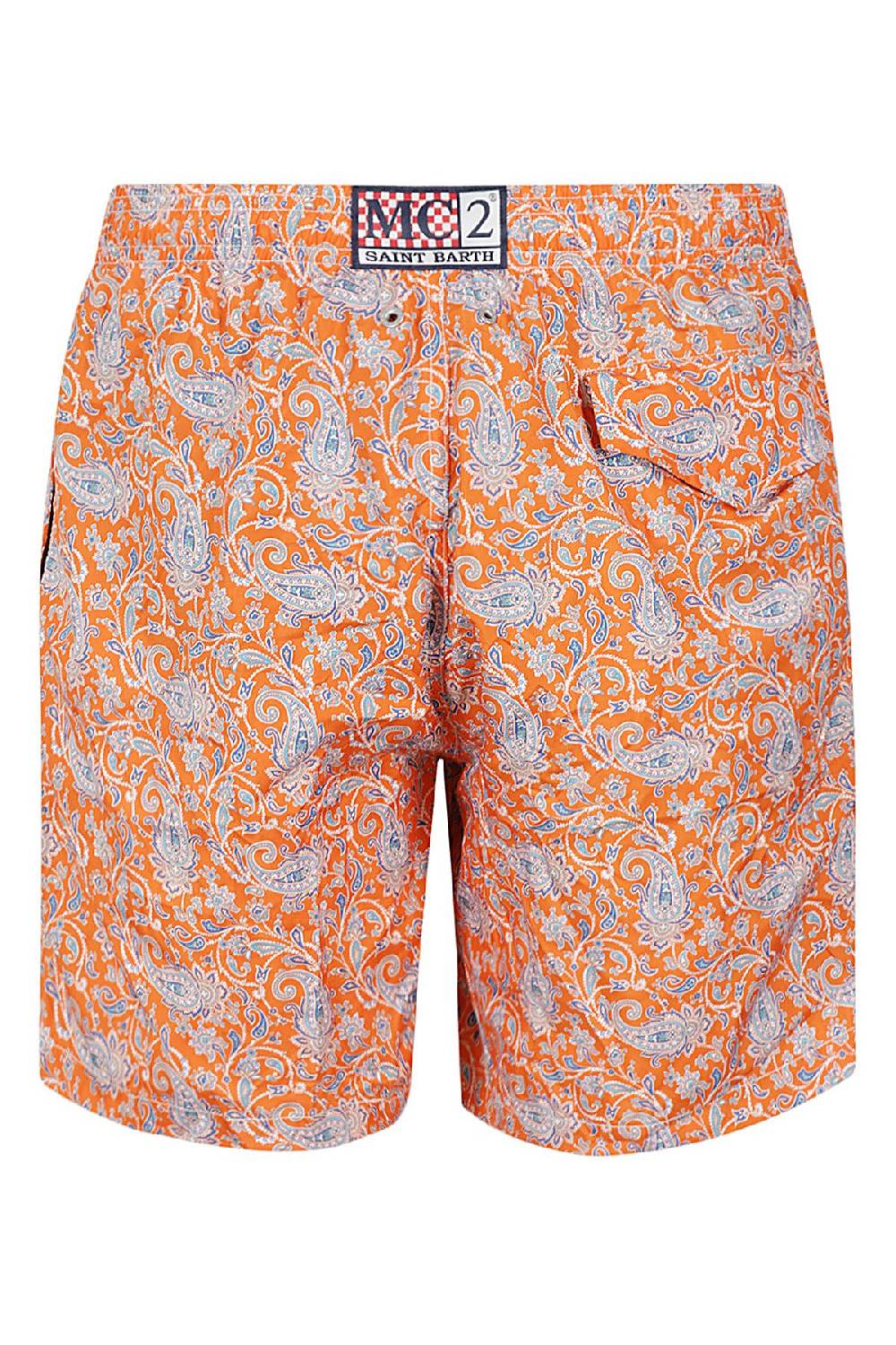 MC2 SAINT BARTH Costume Ultralight Paisley Flower Sostegno trimestrale