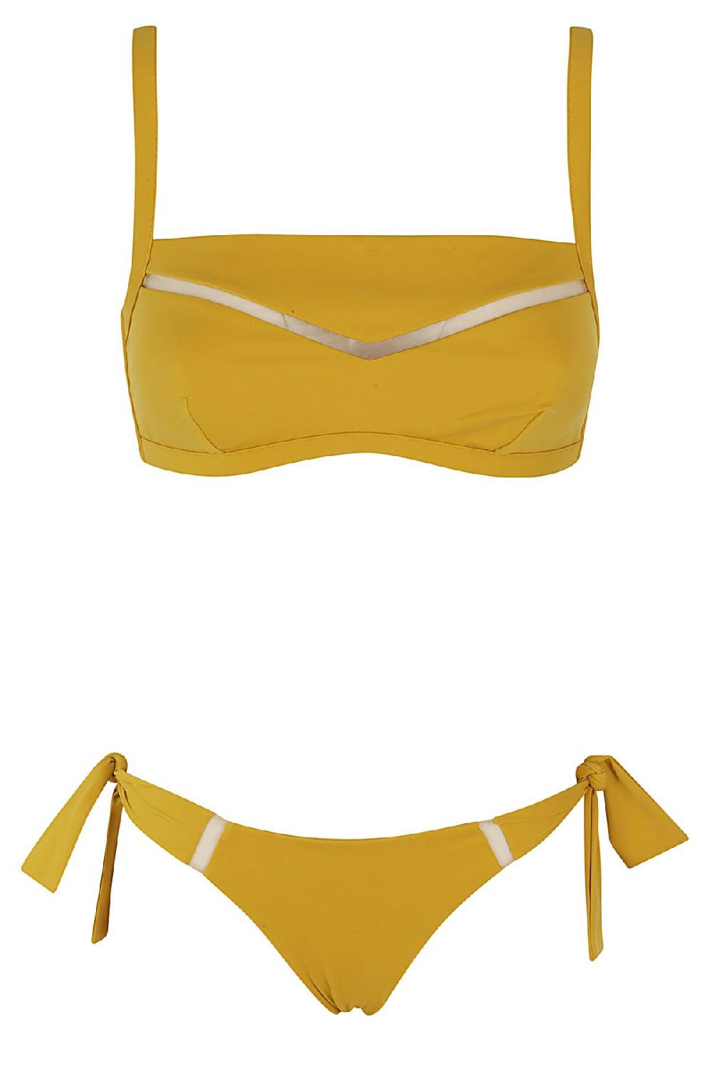EXILIA Top Bikini Nasso Mustard Economico