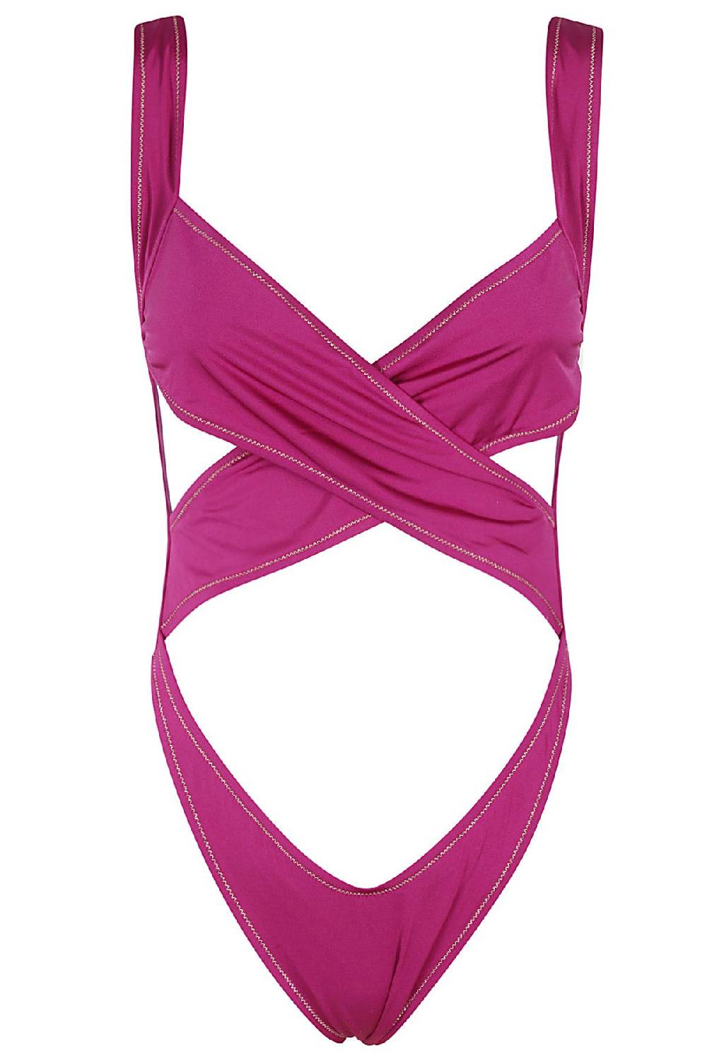 REINA OLGA Costume Exotica Intero Shiny Purple I Più Venduti
