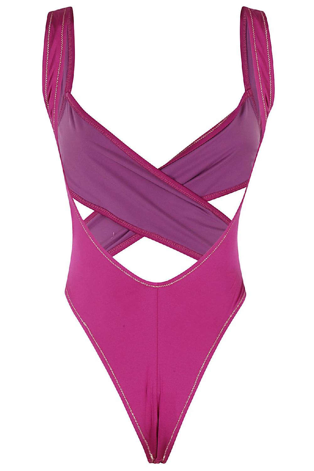 REINA OLGA Costume Exotica Intero Shiny Purple I Più Venduti