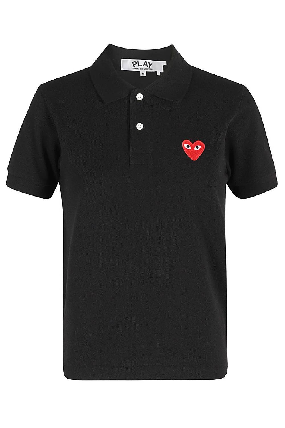 COMME DES GARCONS PLAY Polo Nera Qualità Garantita