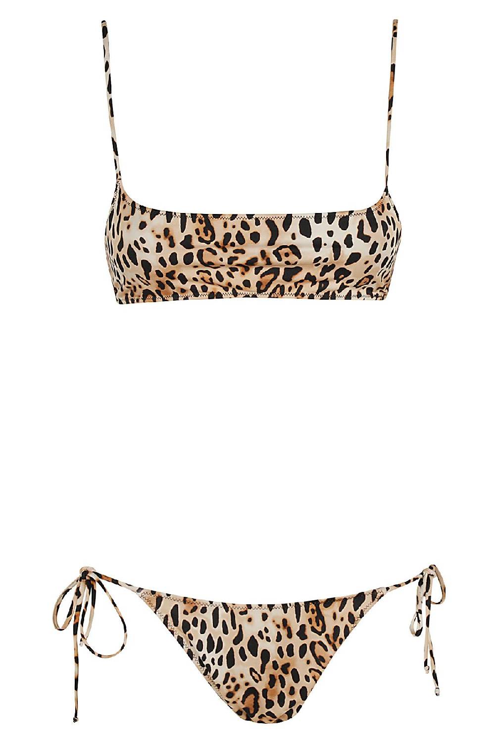 MC2 SAINT BARTH Bikini Slip Leopardo Consegna Veloce