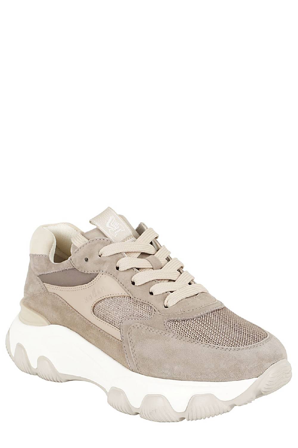 HOGAN Sneakers Hyperactive Suede Tortora Sostegno trimestrale