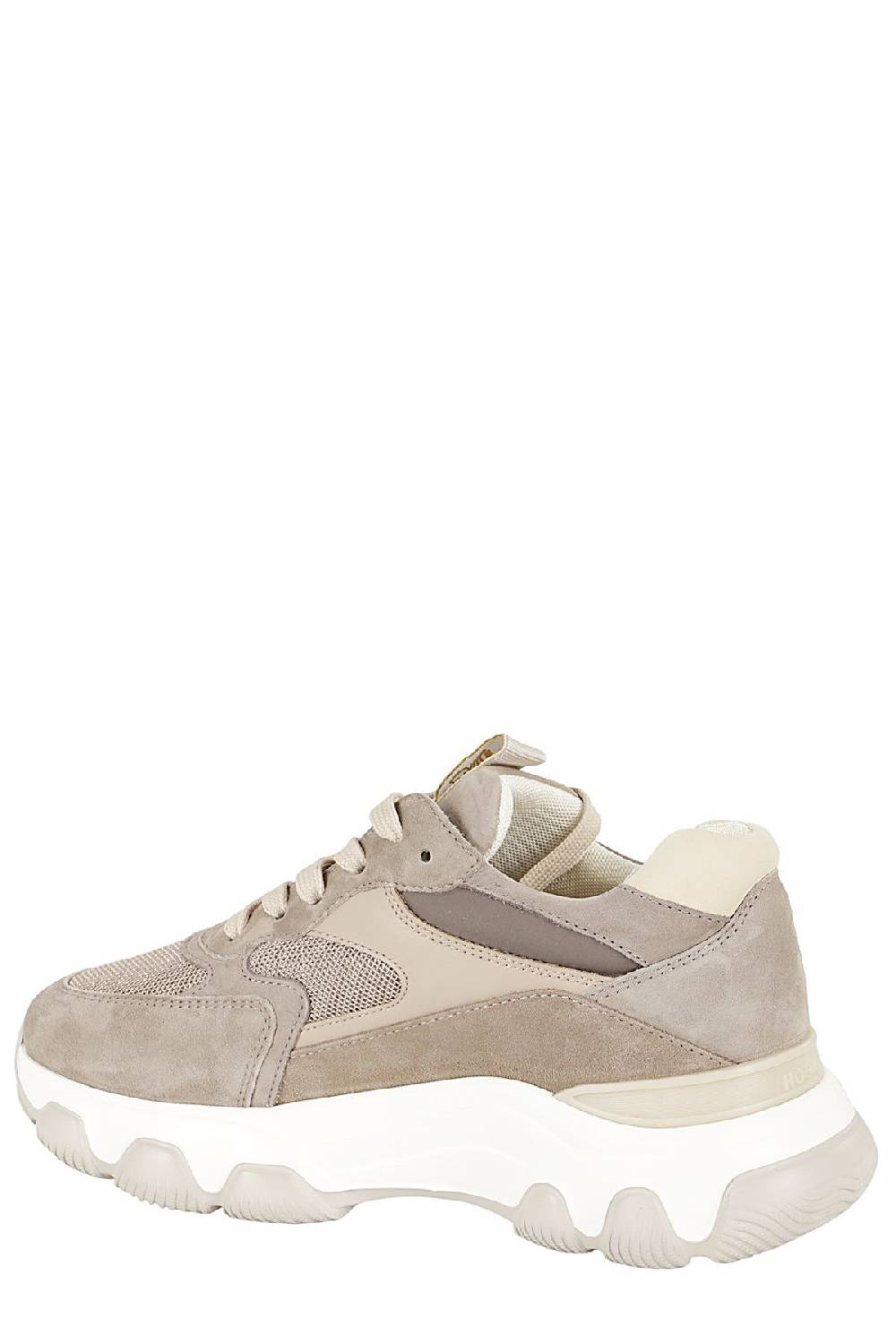 HOGAN Sneakers Hyperactive Suede Tortora Sostegno trimestrale
