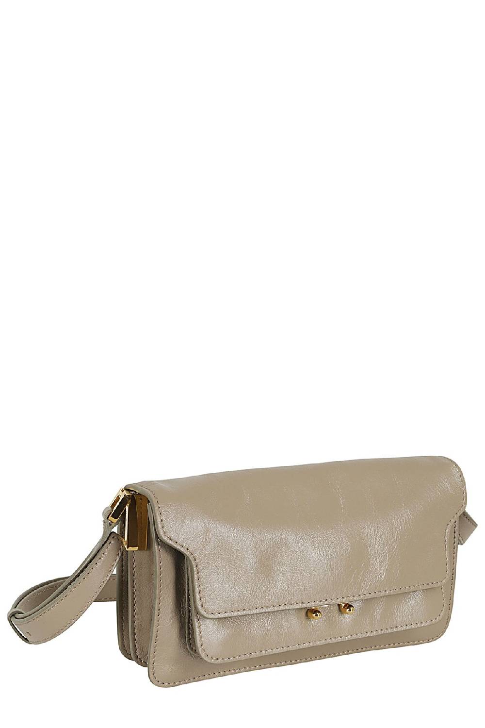 MARNI Borsa Trunk Soft East West Taupe Promozione