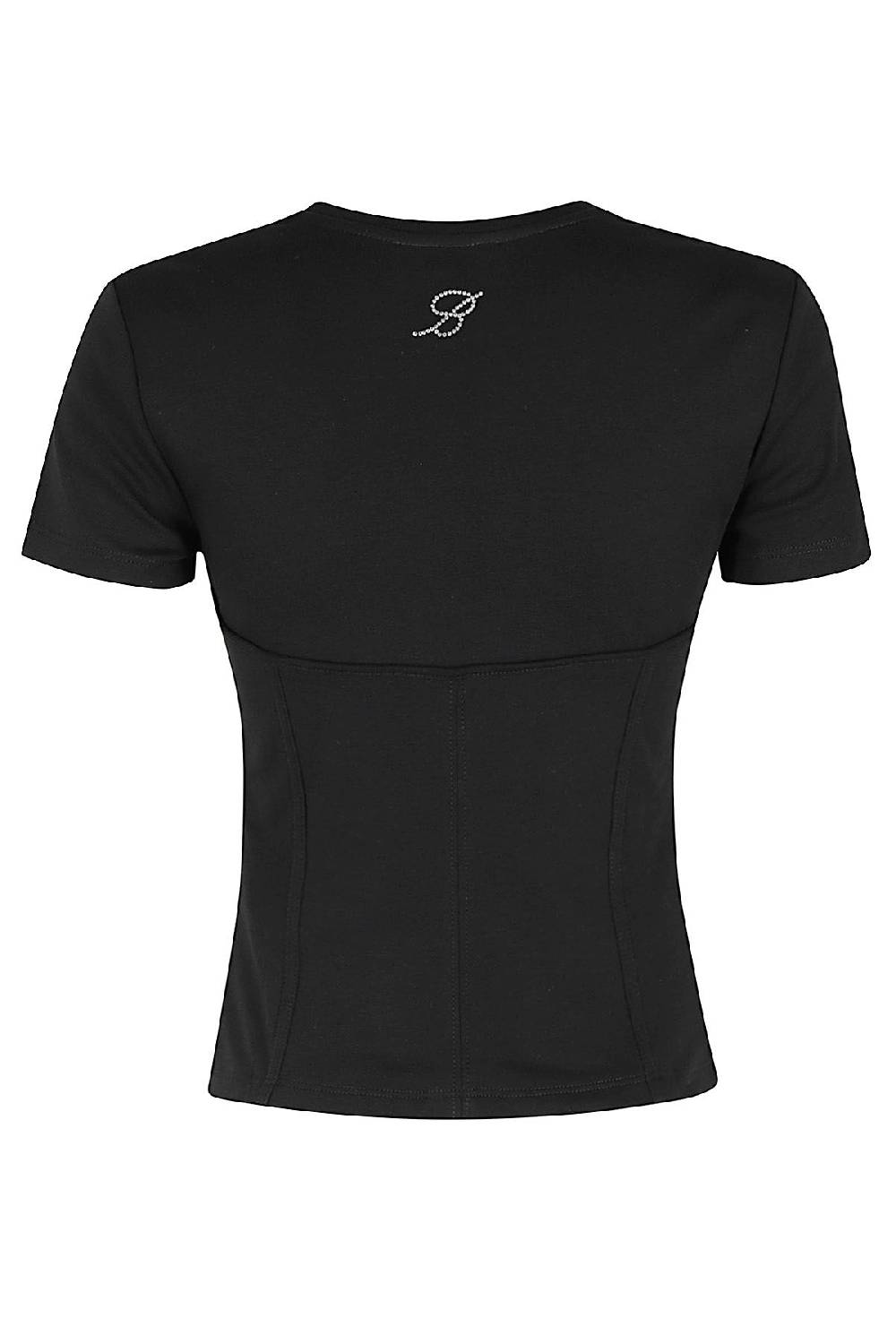 BLUMARINE T-shirt Bustino Nera Convenienza