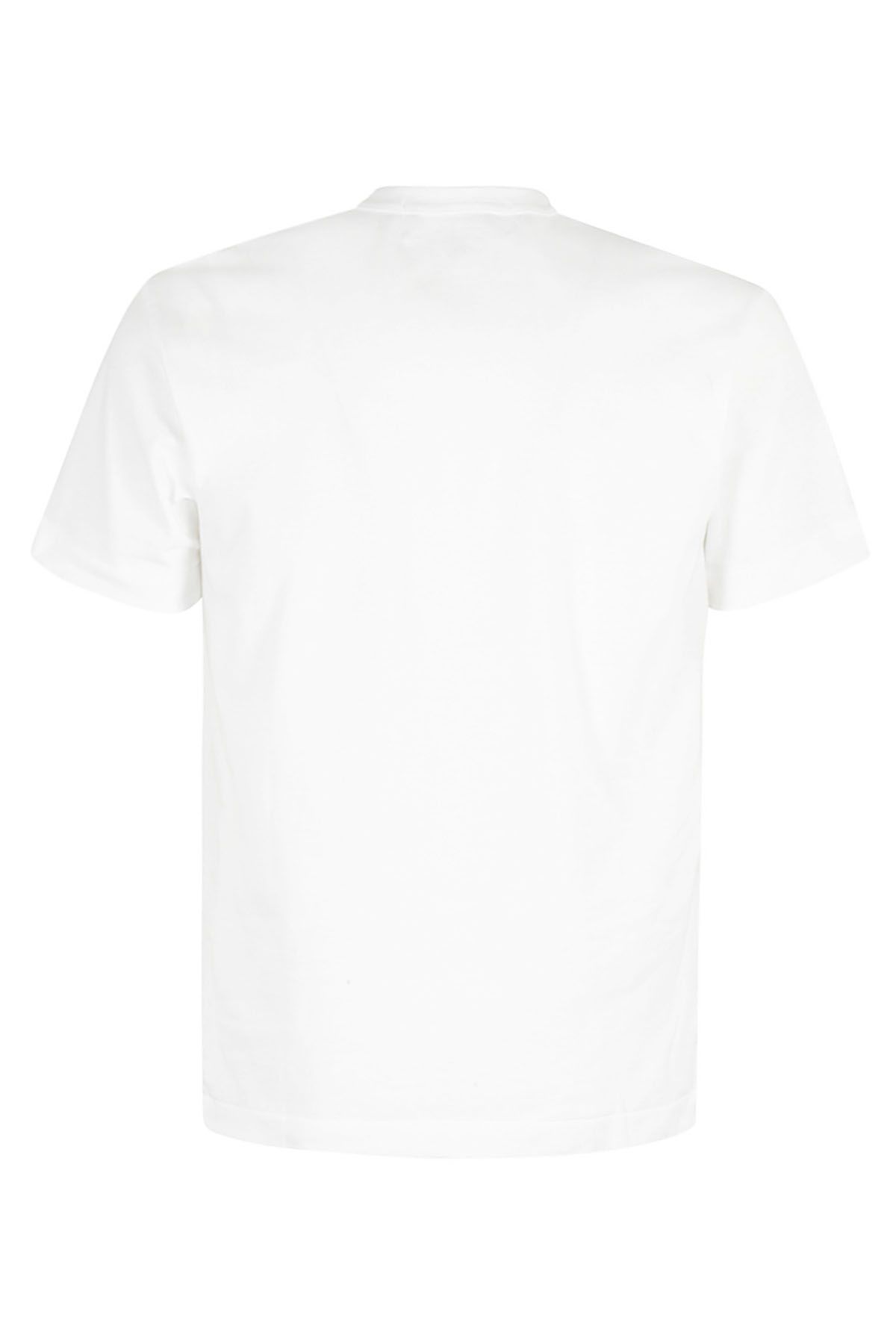 COMME DES GARCONS PLAY T-Shirt Bianca Prezzo di fabbrica