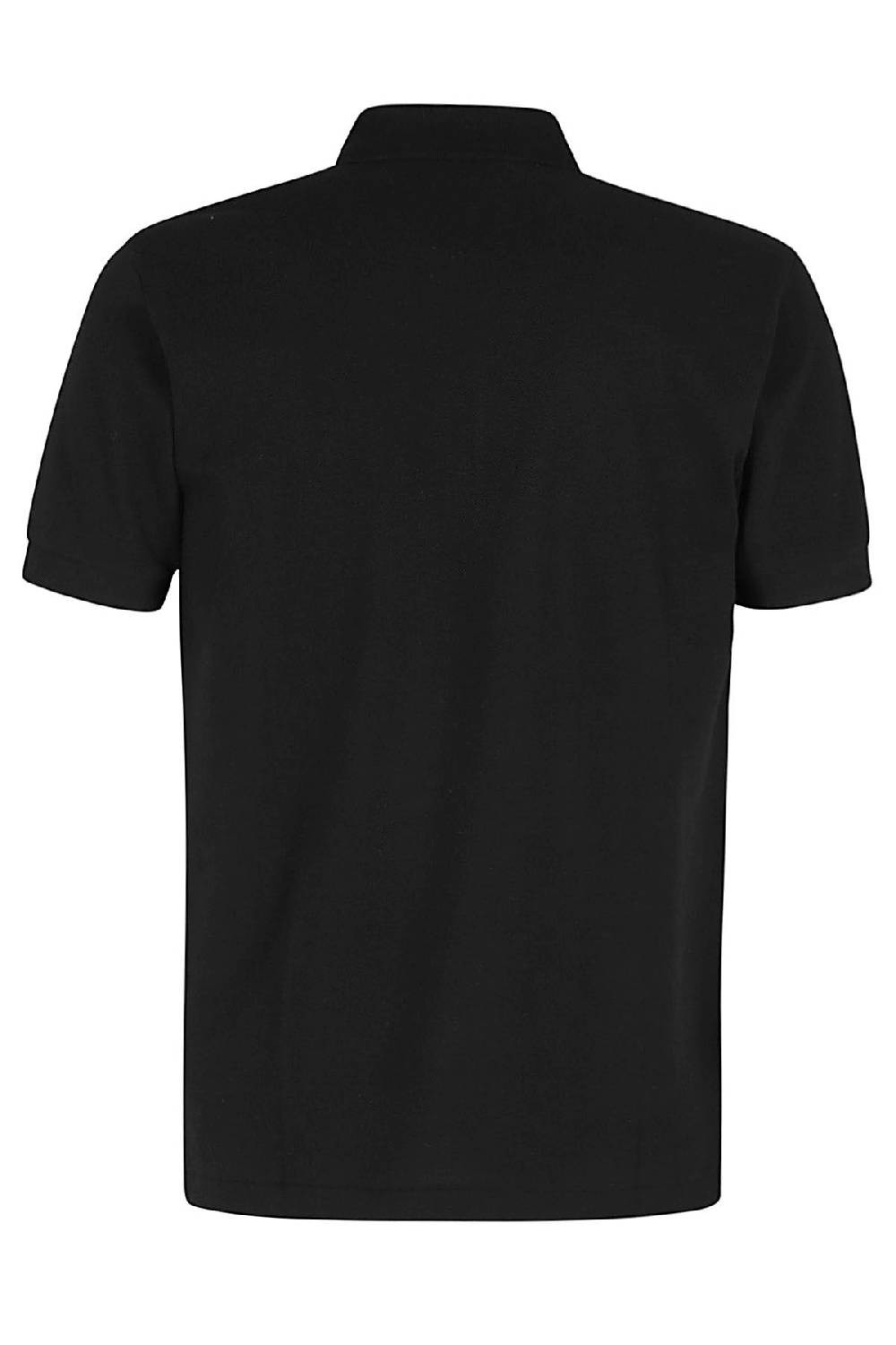 COMME DES GARCONS PLAY Polo Red Hearts Nera Comprare a buon mercato