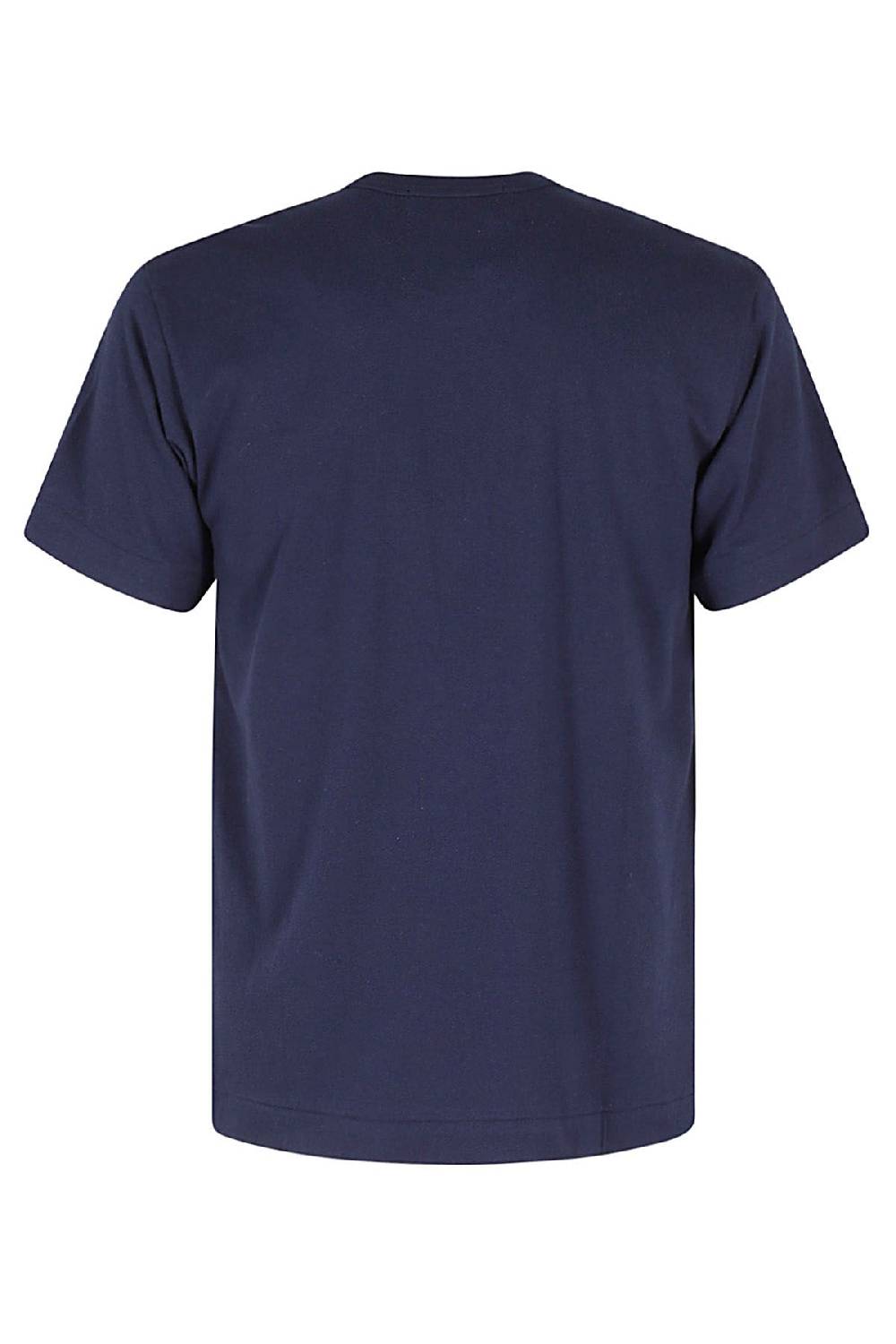 COMME DES GARCONS PLAY T-Shirt Due Cuori Blu Grande vendita
