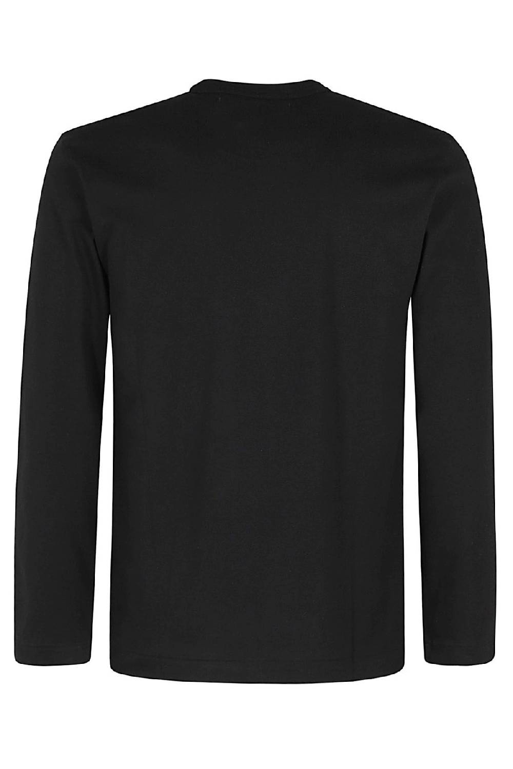 COMME DES GARCONS PLAY T-Shirt Manica Lunga Nera Shopping online
